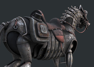 蒸汽朋克時(shí)代的忠實(shí)伙伴：PBR次世代機(jī)械馬